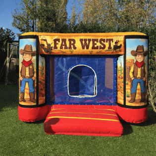 Chateau Gonflable Far West En Plein Air