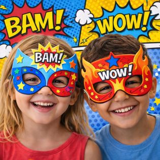 MAsque Super Heros