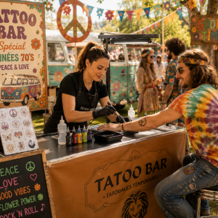 Tatouage Annee 70 Hippies