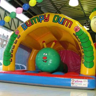 château gonflable Chenille : seul