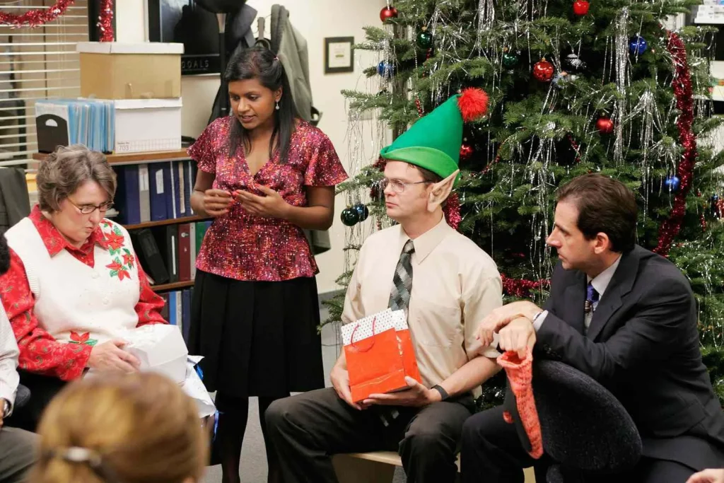 Organiser un arbre de No&euml;l en entreprise (The Office)