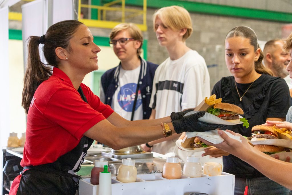 Bar de preparation Hamburger