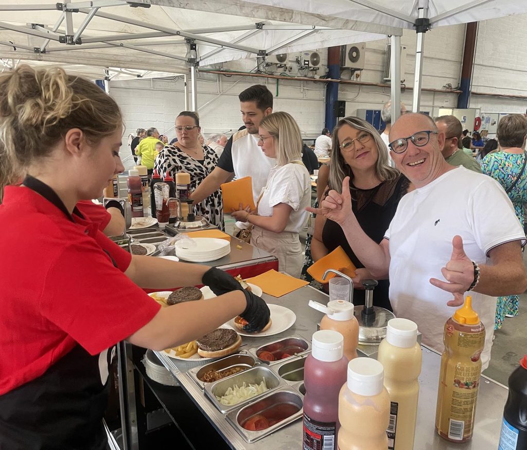 Snack Hamburger Frite