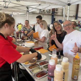 Snack Hamburger Frite