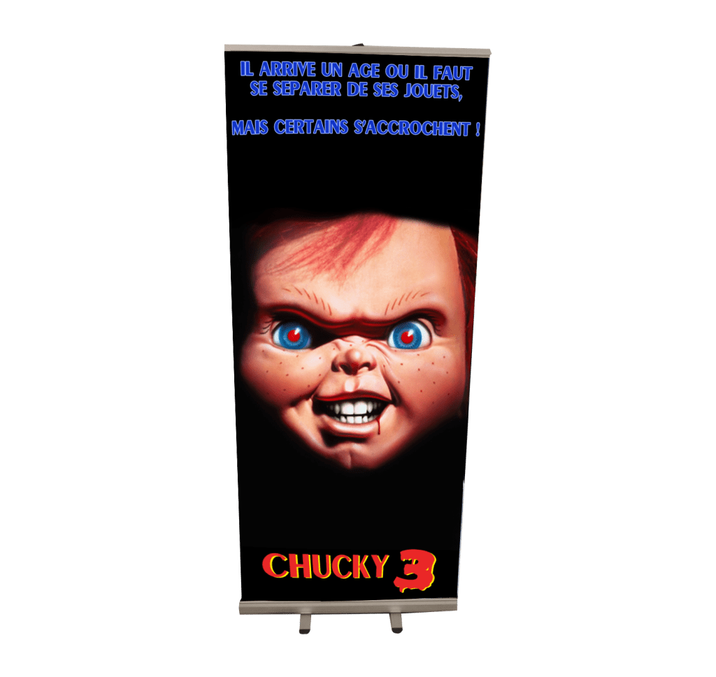 Roll Up Chucky En Forme 85x200 Copie