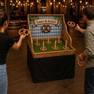Lancer De Bretzel En Jeu