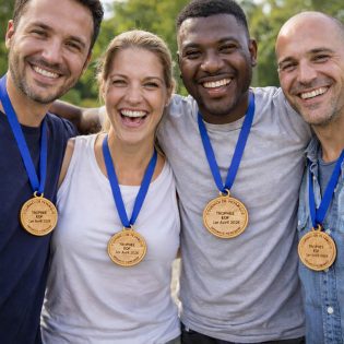 Medaille En Bois RSE En Actop