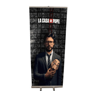 Roll Up Casa De Papel Professeur 85x200 Copie