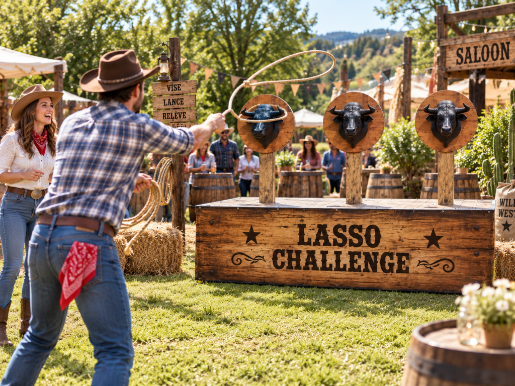 Lasso Challenge animation Far West